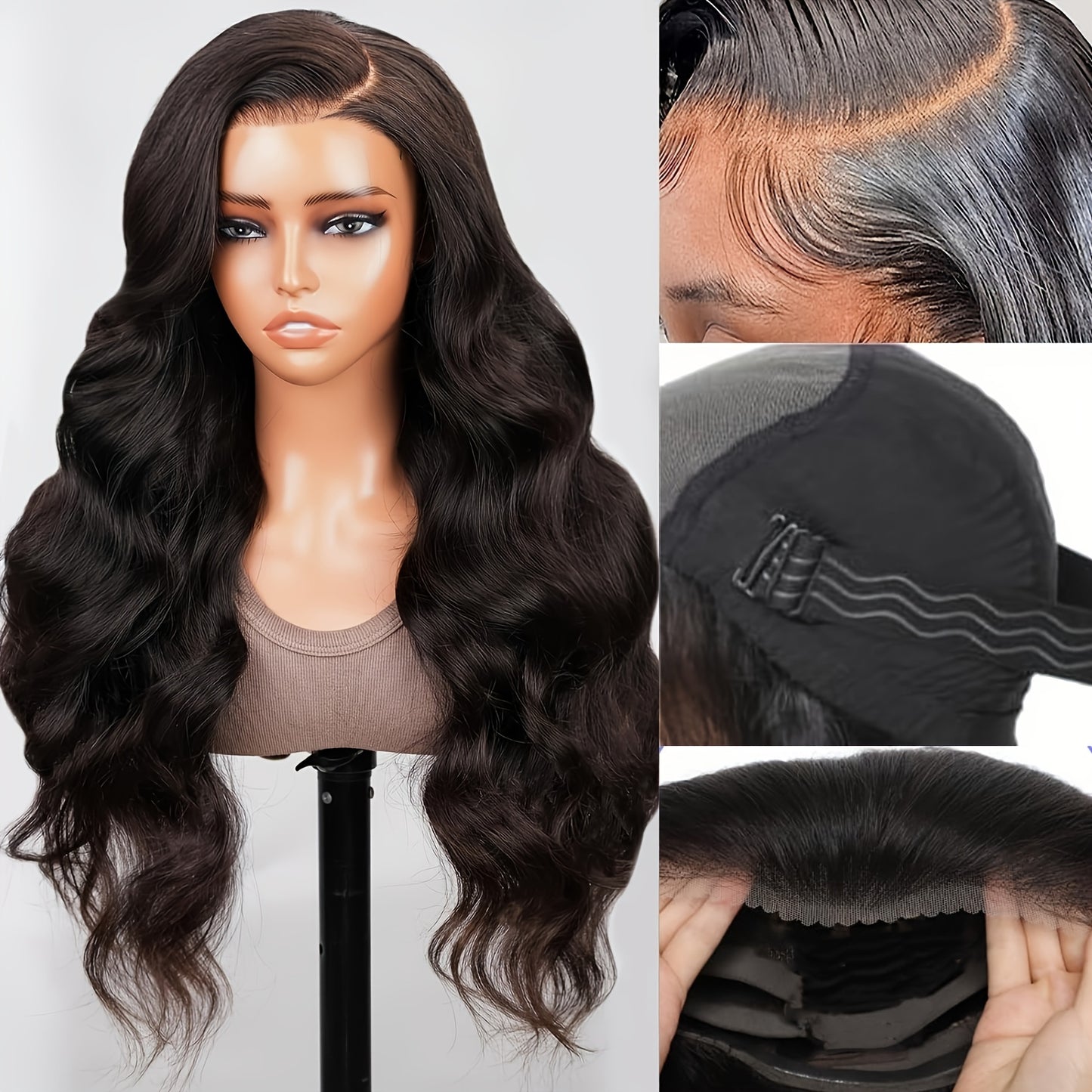 Body Wave Glueless Wig (180% density)