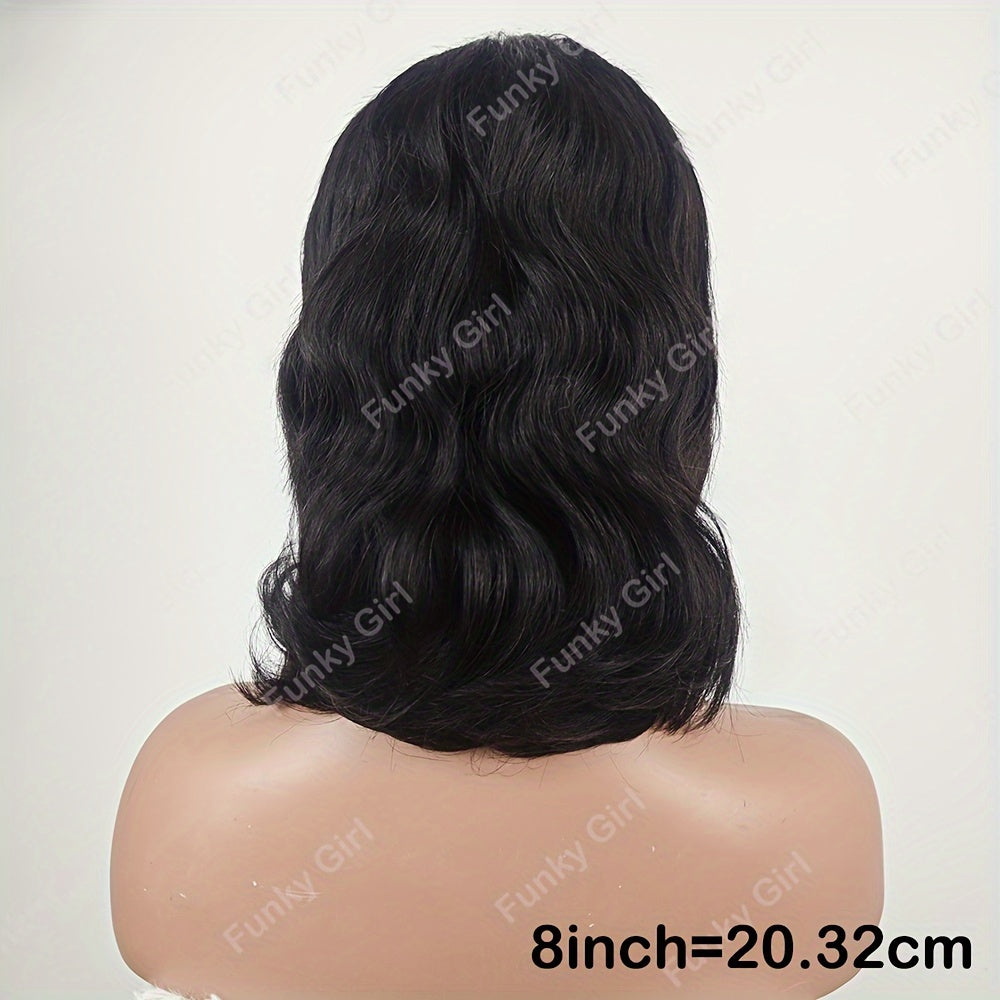 Body Wave Bob Wig 13x4 Transparent Lace Frontal Wig