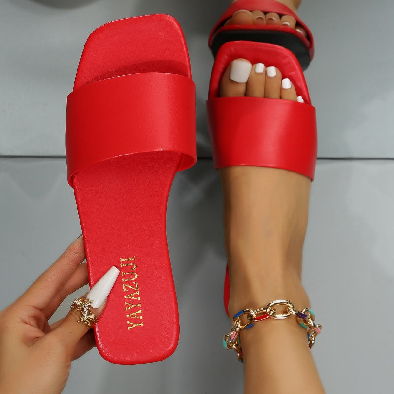 Women's Colorful Slide Sandals