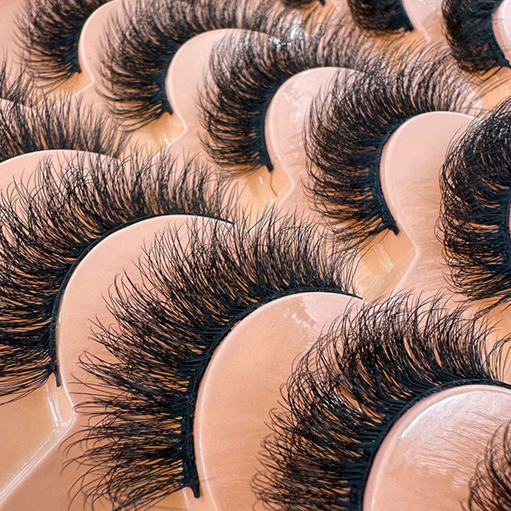 Curl Mink Eyelashes 3D (14 Pairs)