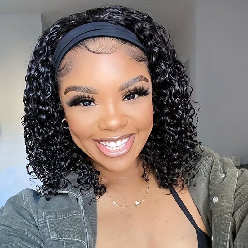 Headband Wigs 14 Inch Kinky Curly (Syntheic)