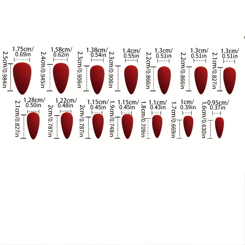 Autumn And Winter Press On Nails (96pcs)