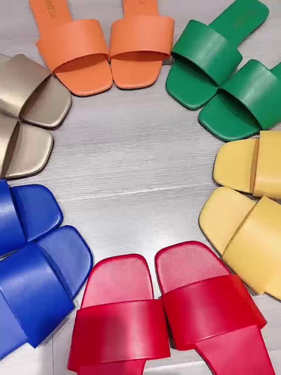 Women's Colorful Slide Sandals