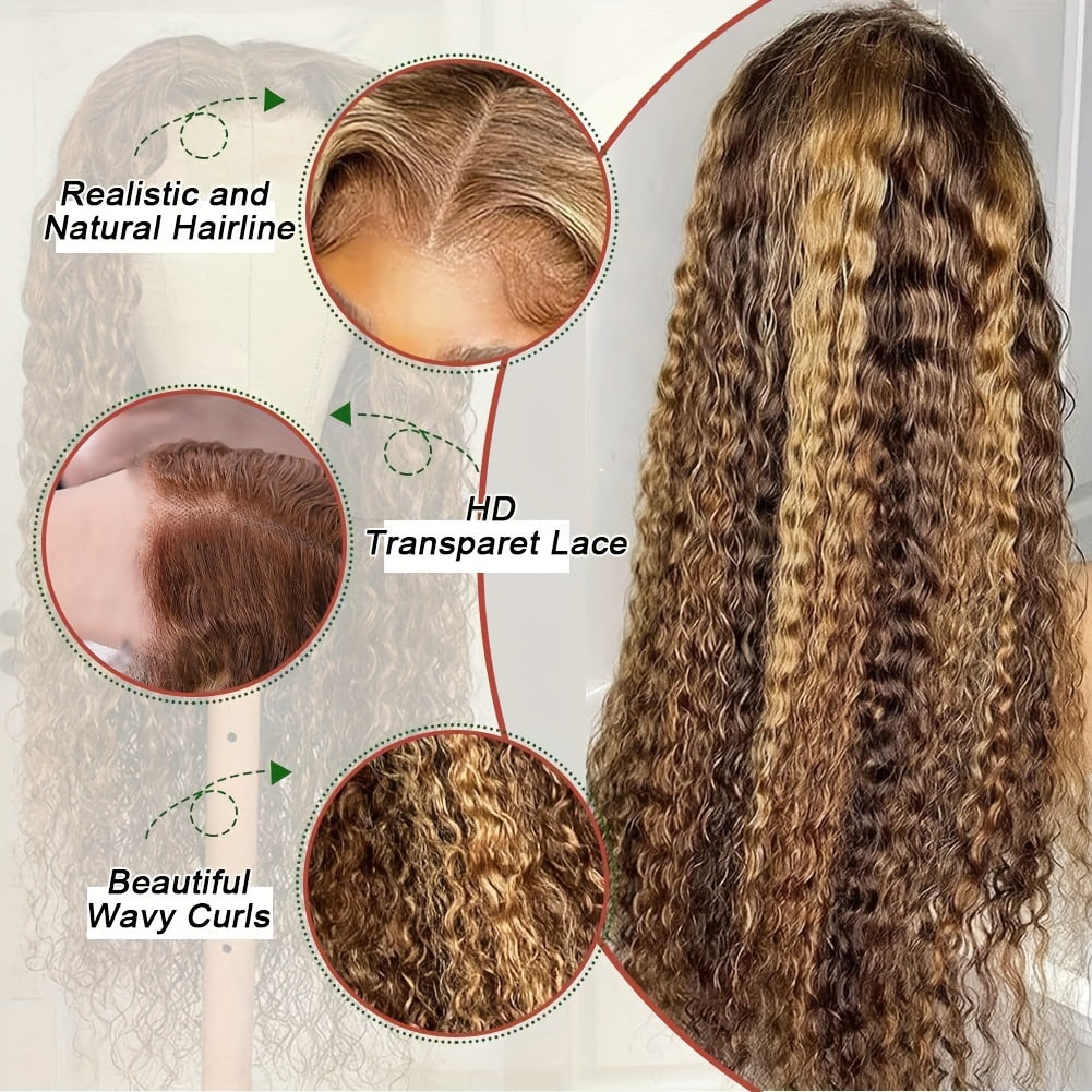 Ombre 13x4 Lace Front Human Hair Wig (Pre Plucked)