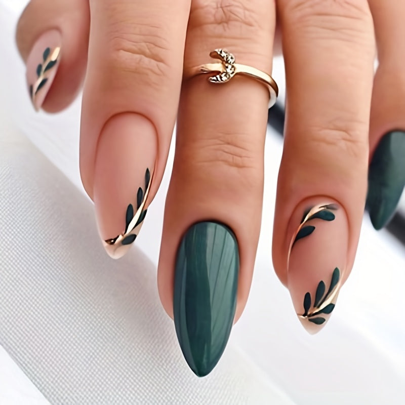Glitter Swirl Press On Nails (96 Pcs)