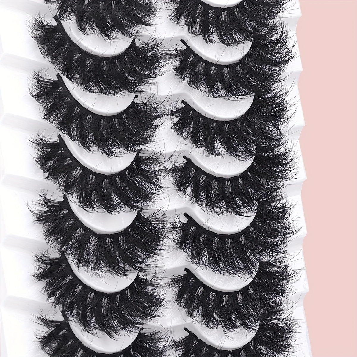 6D Volume Lashes with Perfect C-Curl, 20mm (7 Pairs)