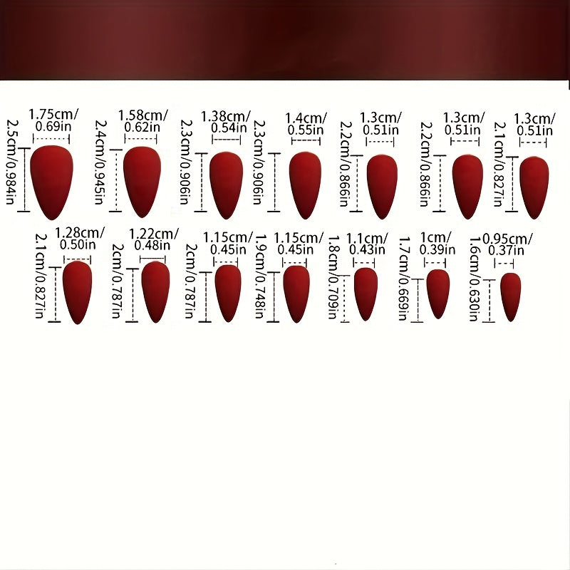 Glitter Swirl Press On Nails (96 Pcs)