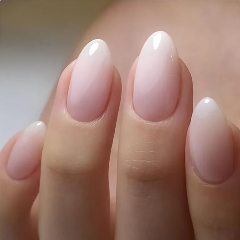 Long Coffin Pink Press On Nails (24PCS )
