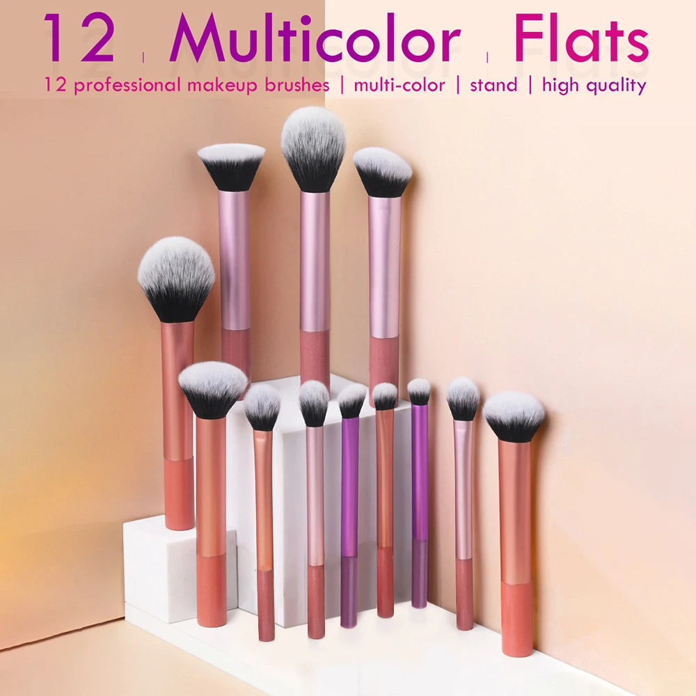 Makeup Brush Kit Soft (12pcs)