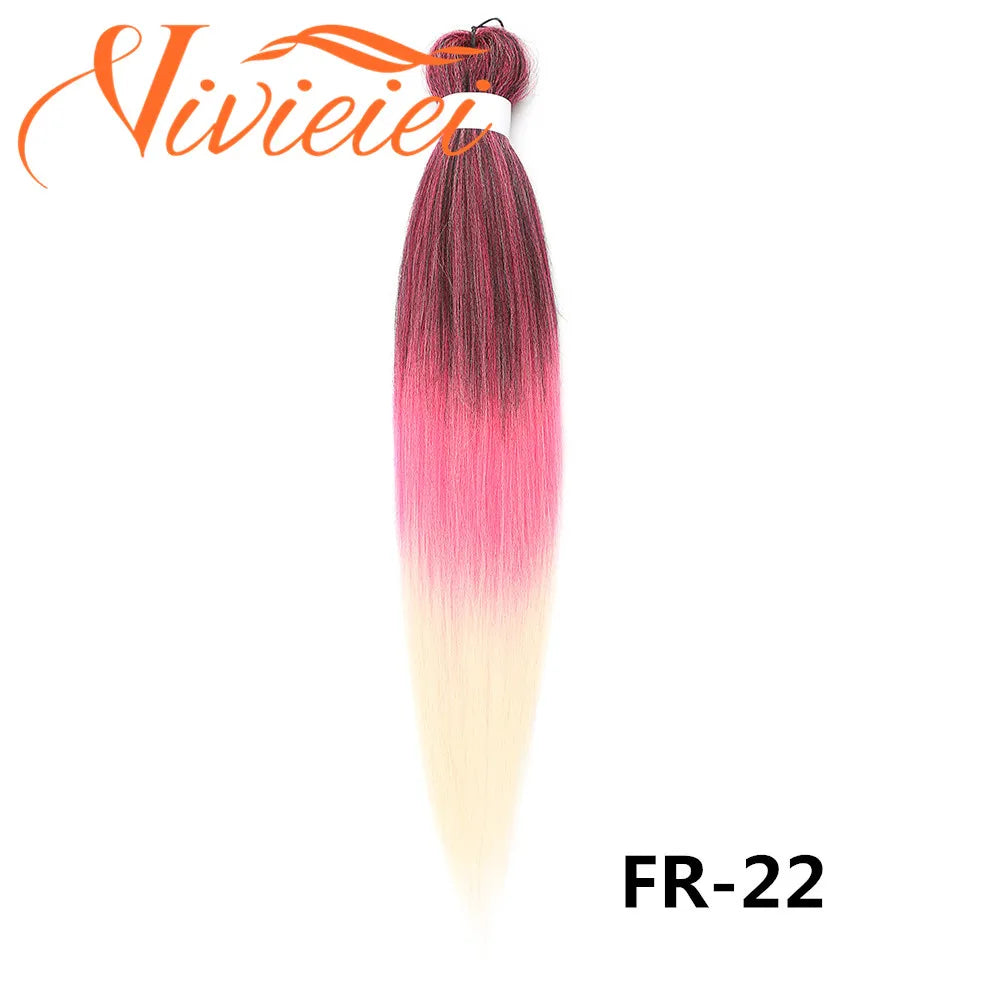 Pre Stretched Braiding Hair (Multi-color)