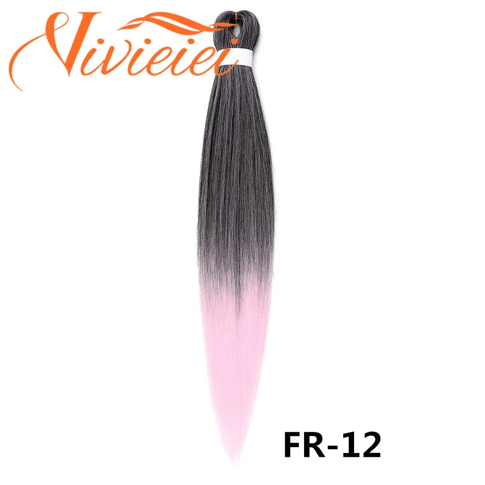 Pre Stretched Braiding Hair (Multi-color)