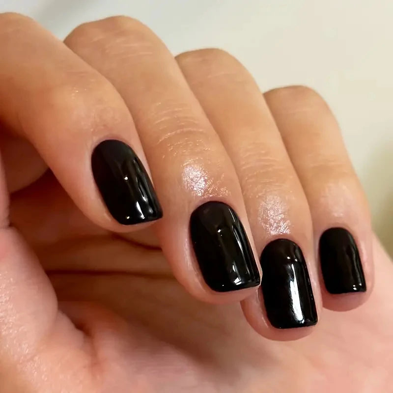 ARTAUG ress On Nails Short Almond Red Wine (24 pcs)