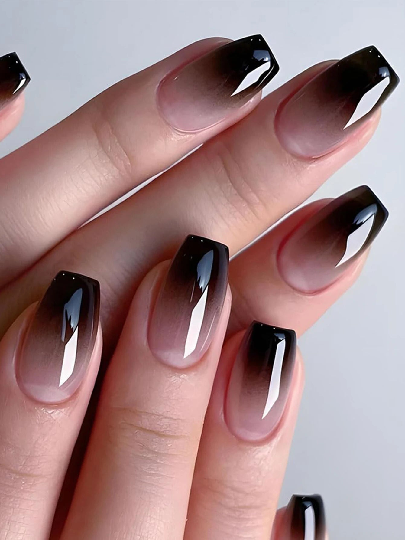Medium Almond Flesh color Press On Nails ( 24PCS)