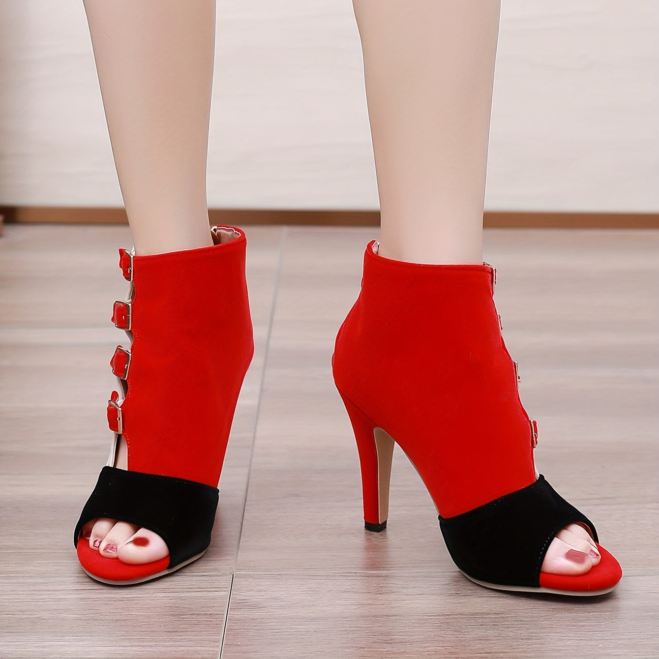 Buckle Straps High Heels