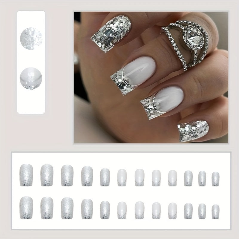Sparkle Press On Nails (96pcs)