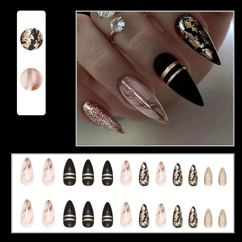 Sparkle Press On Nails (96pcs)