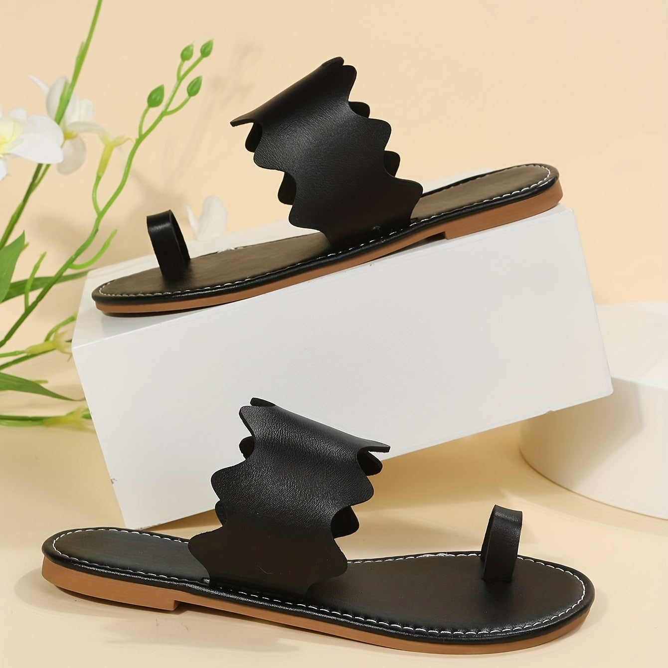 Women's Flat Slide Sandals