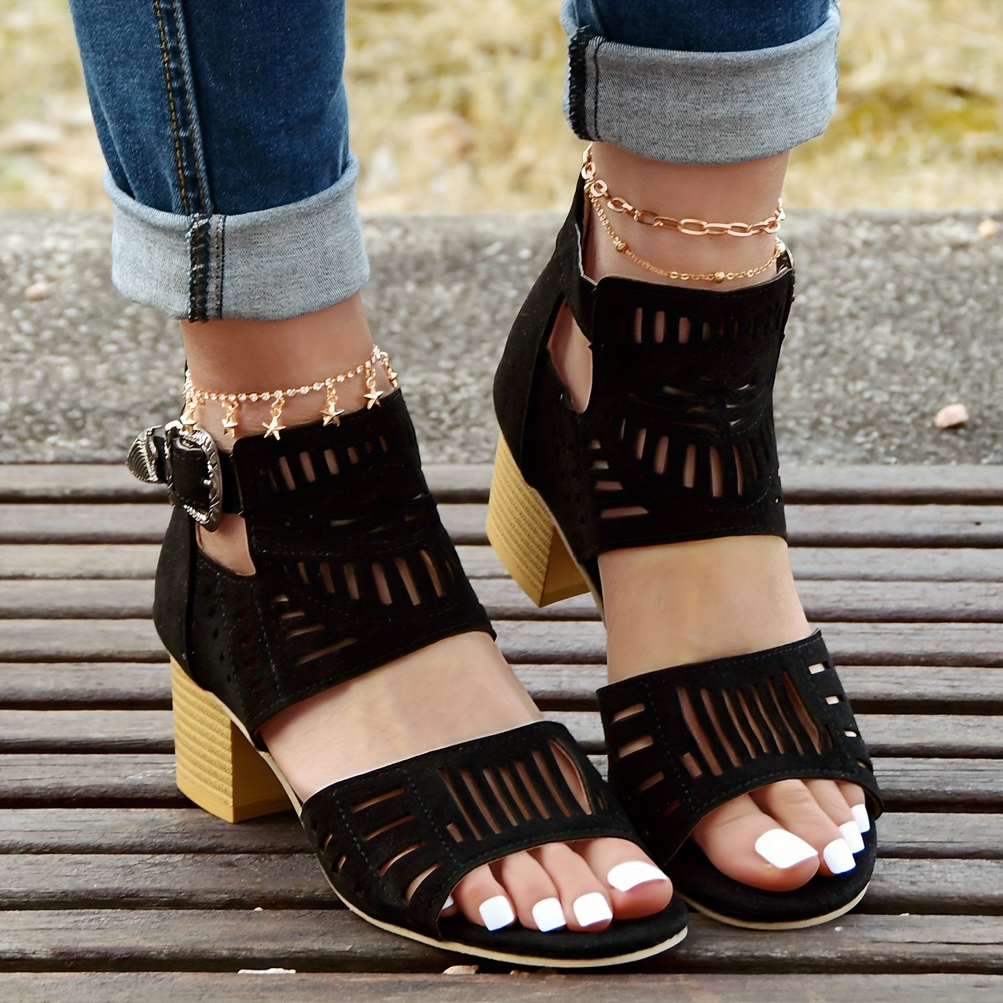 Women's Hollow High Heels