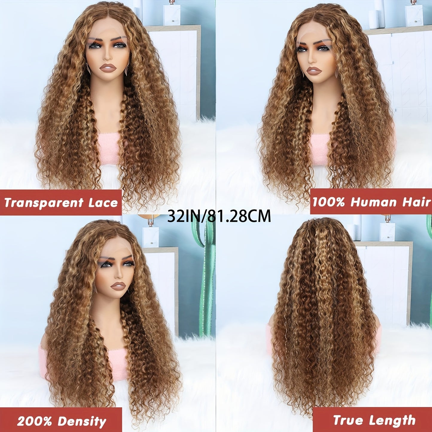 Ombre 13x4 Lace Front Human Hair Wig (Pre Plucked)