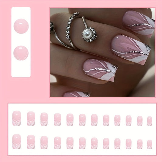 Sparkle Press On Nails (96pcs)
