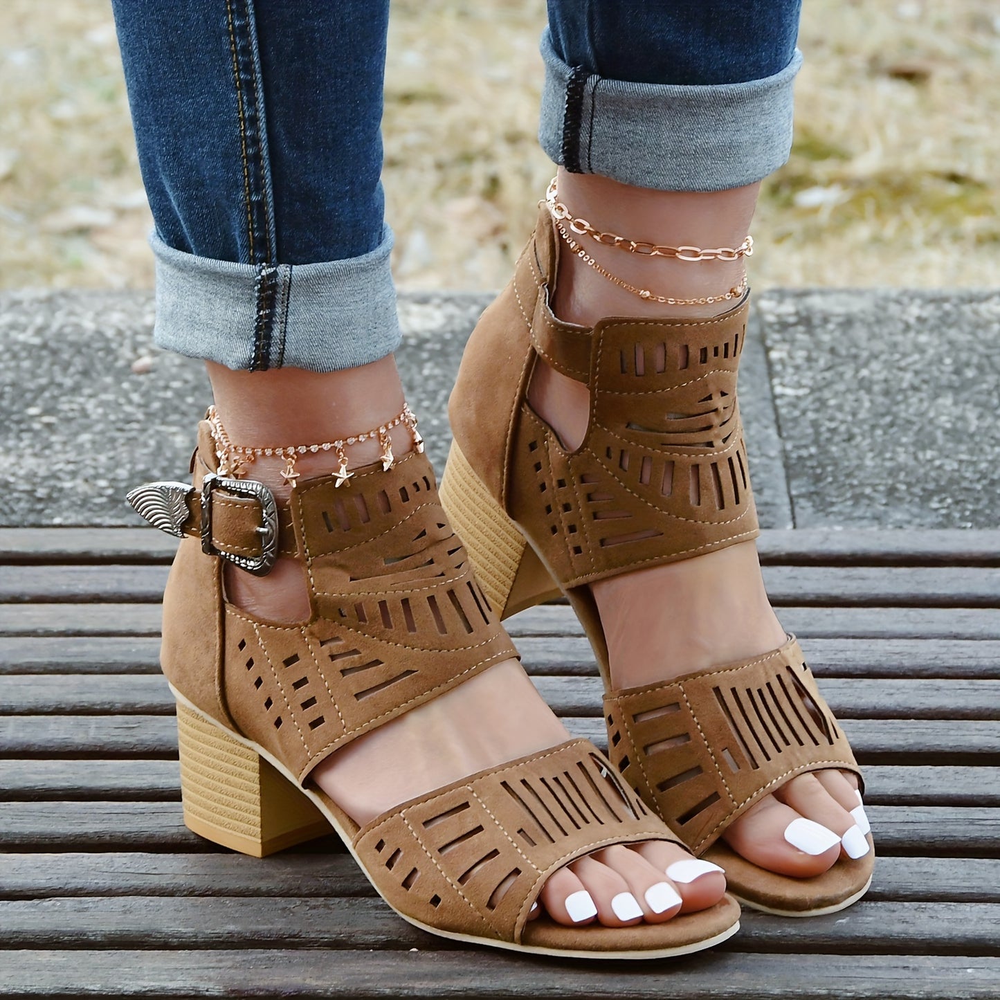 Women's Hollow High Heels