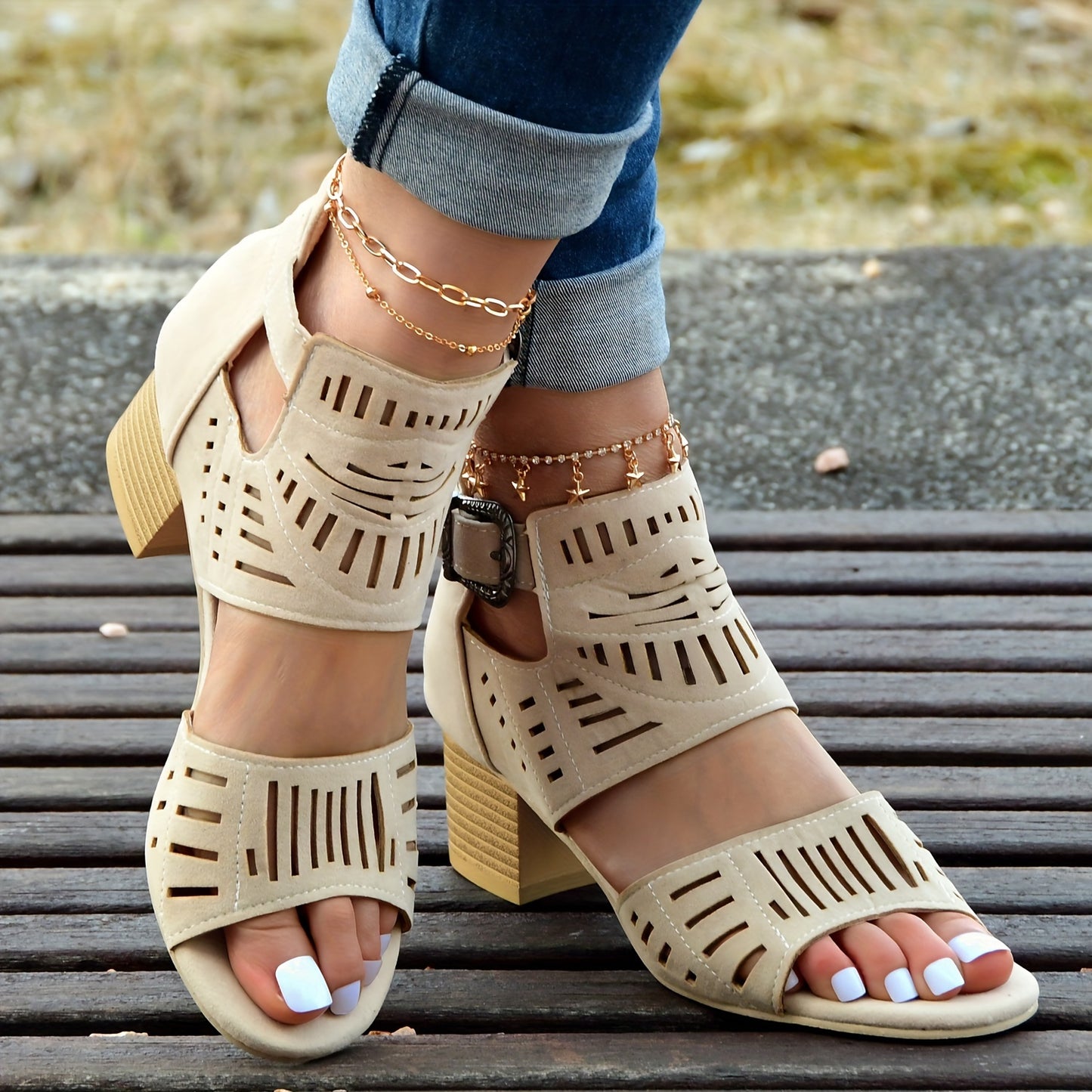 Women's Hollow High Heels