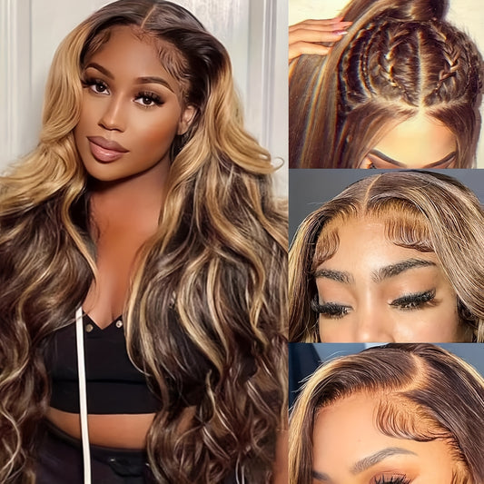 180% Density Body Wave Glueless Human Hair Wigs For Women