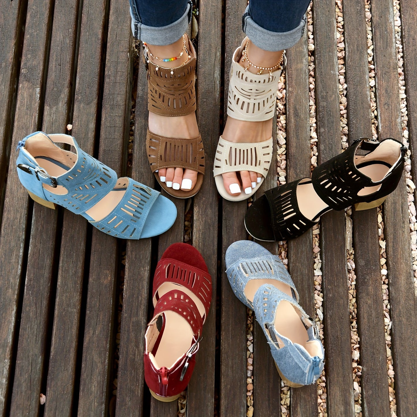 Women's Hollow High Heels