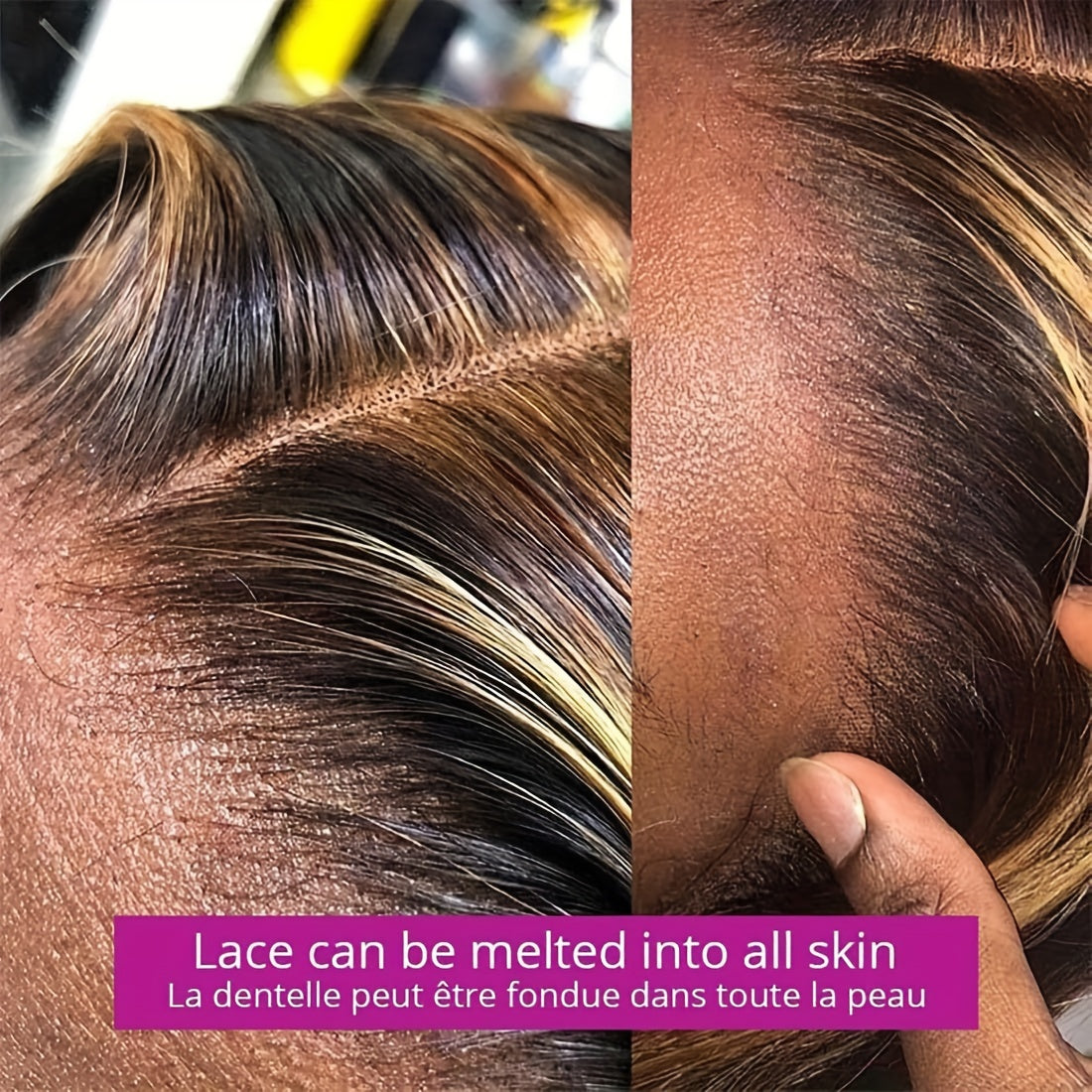 Glue-less Wigs Human Hair Pre Cut Lace