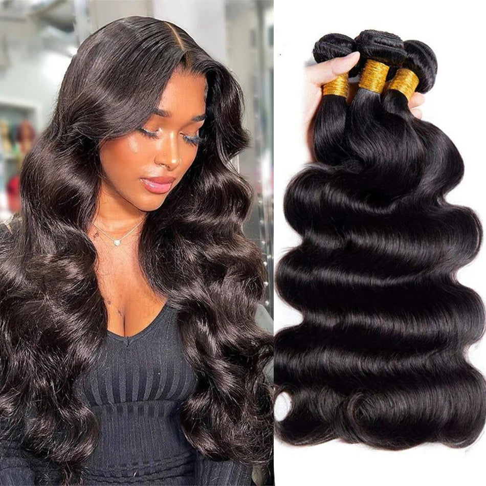 Brazilian Bundles 100% Human Hair Bundles (12A)