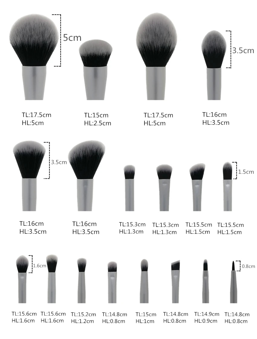 Sylyne Makeup Brush Set (18 Pcs)