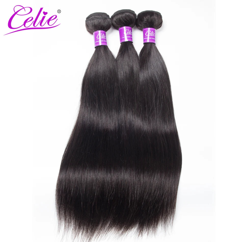 Malaysian Straight Hair 3 Bundles 100% Human Hair