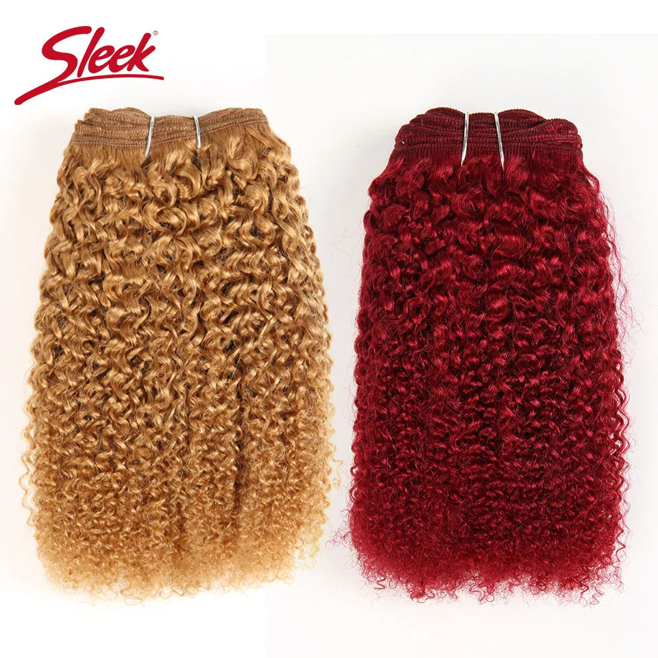 Afro Kinky Peruvian Human Hair Weave Bundles