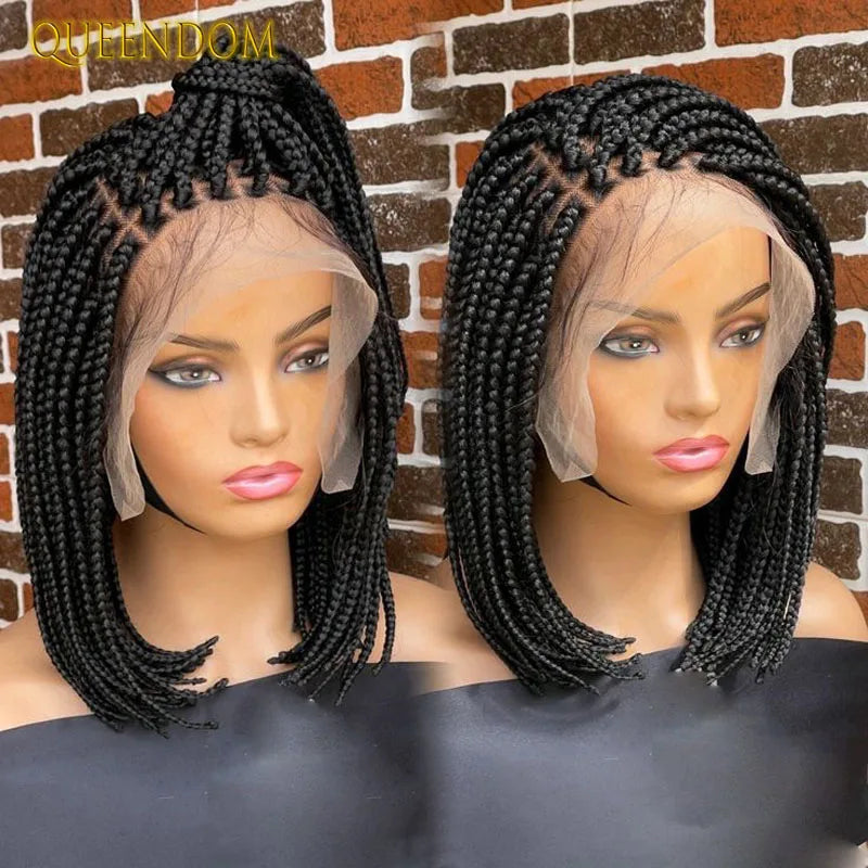 Full Lace Wigs Short Braided Bob