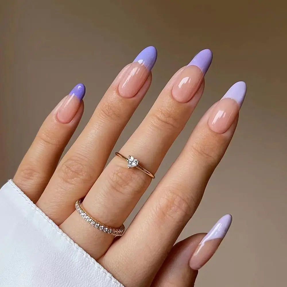 Almond False Nails Press On (24 pcs)