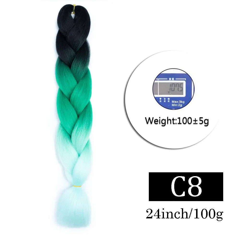 Multi-color Braiding Hair Synthetic