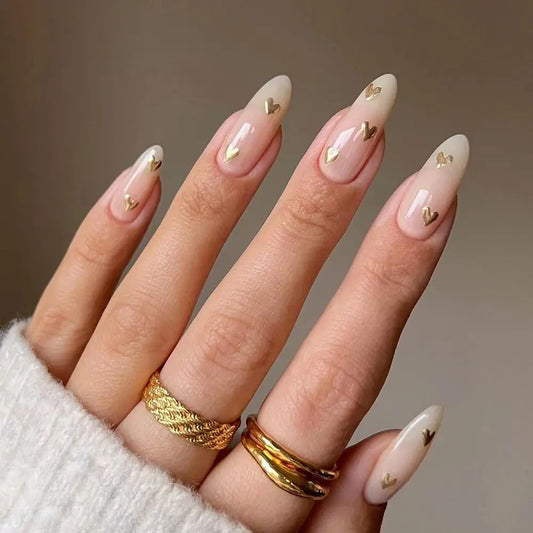 Almond False Nails Press On (24 pcs)