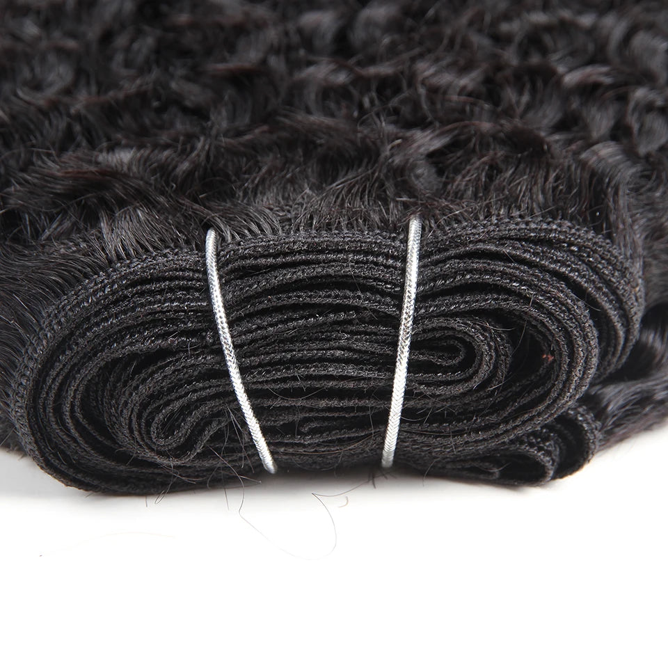 Afro Kinky Peruvian Human Hair Weave Bundles