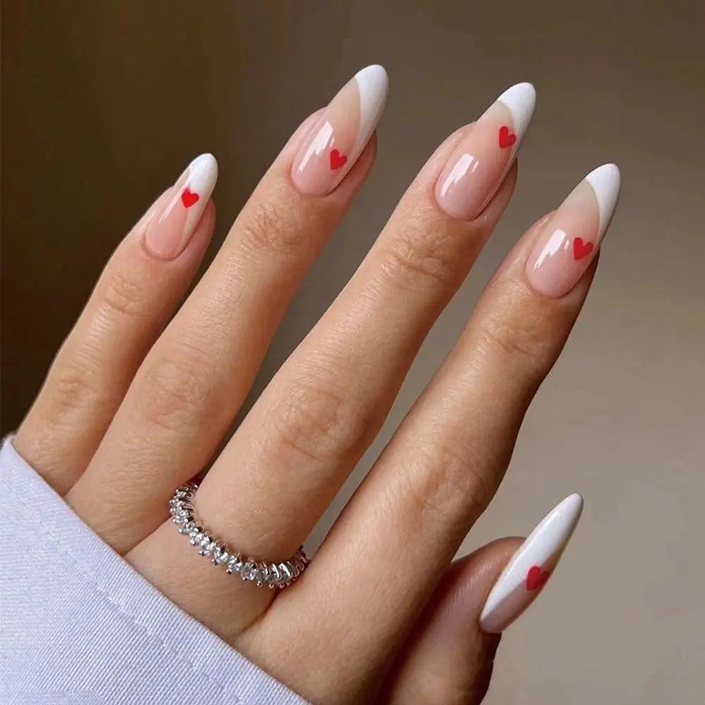 Almond False Nails Press On (24 pcs)