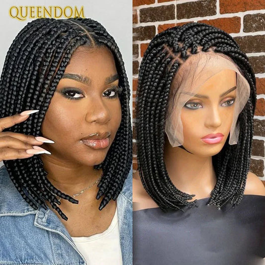 Full Lace Wigs Short Braided Bob