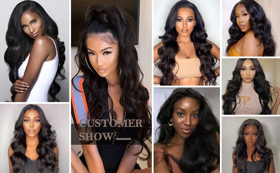 Body Wave Bundles With Closure 100% Human Hair