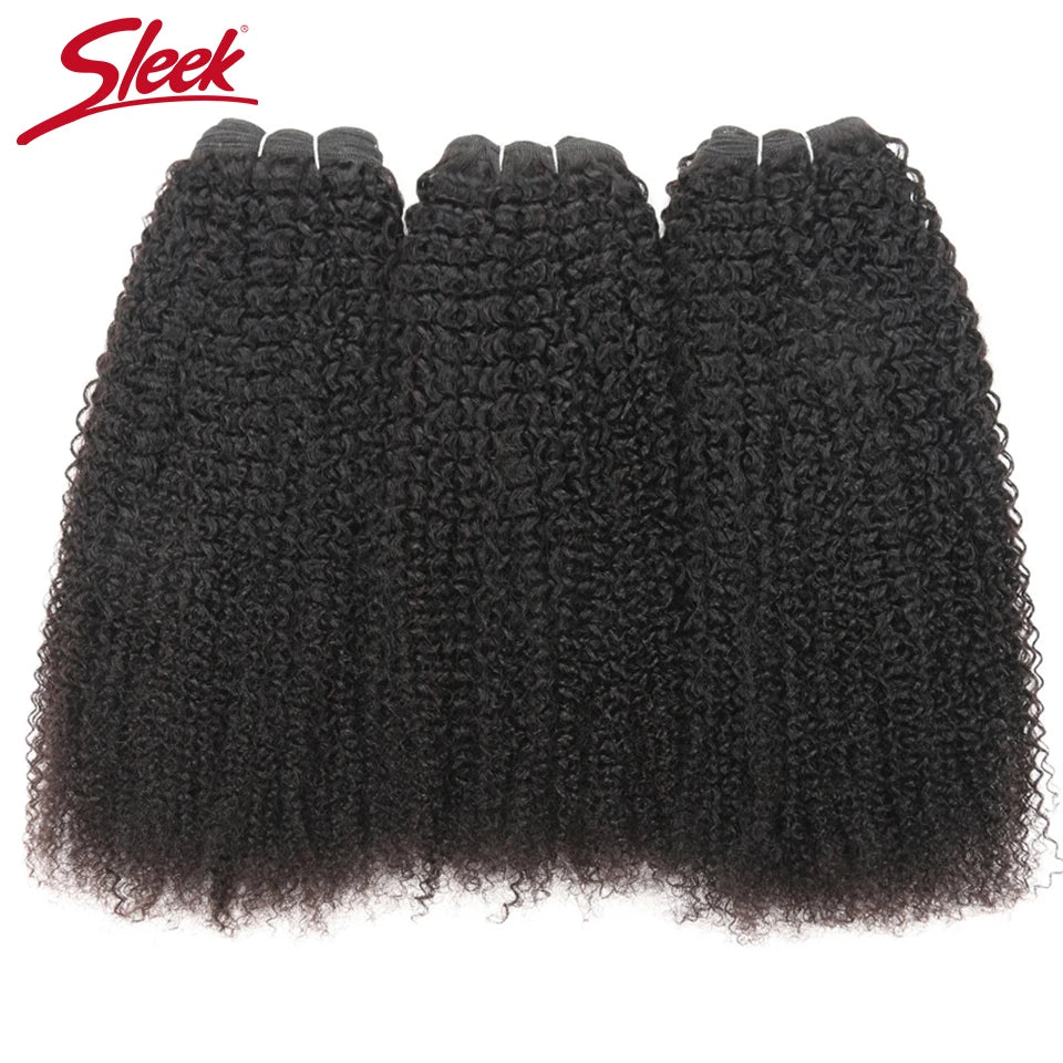 Afro Kinky Peruvian Human Hair Weave Bundles