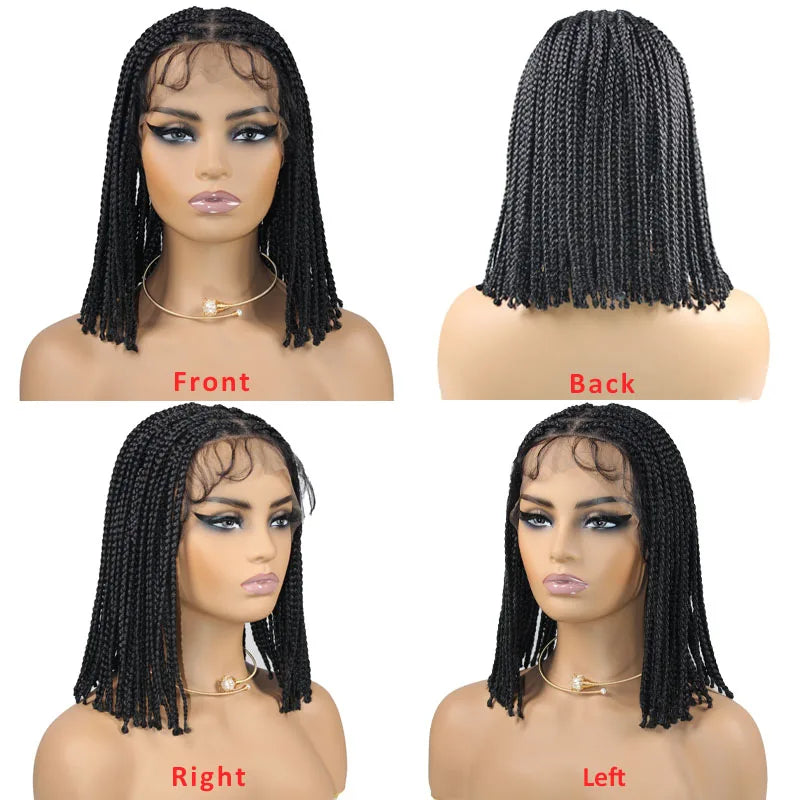 Full Lace Wigs Short Braided Bob