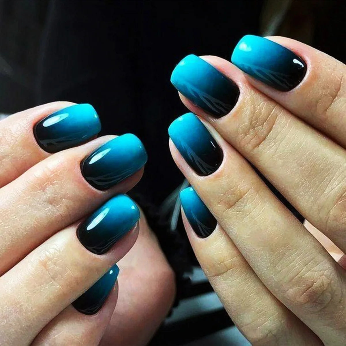Long Coffin Pink Press On Nails  (24PCS )