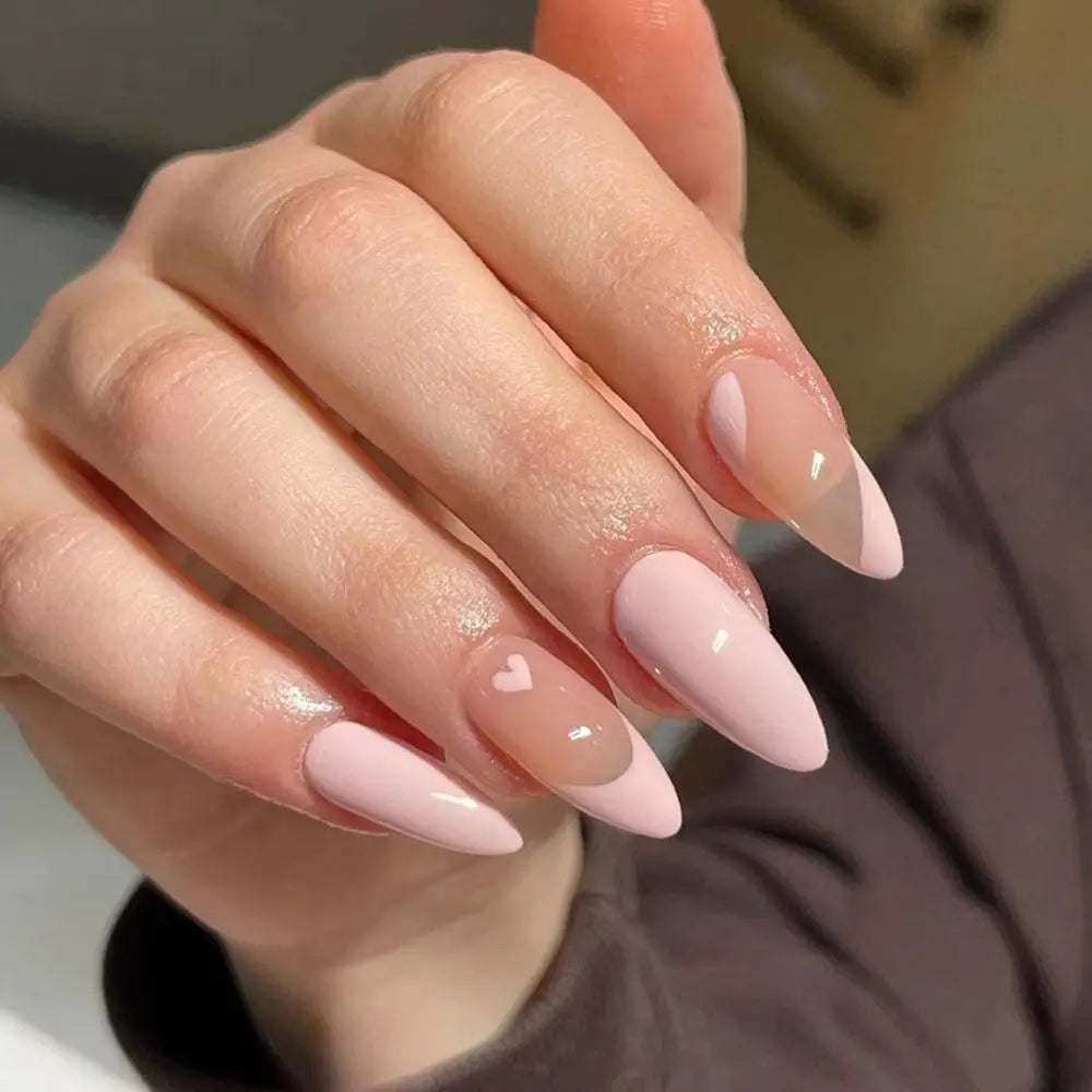 Almond False Nails Press On (24 pcs)