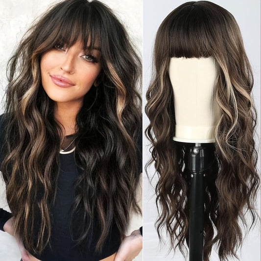 Curly Wavy Wig (Synthetic)