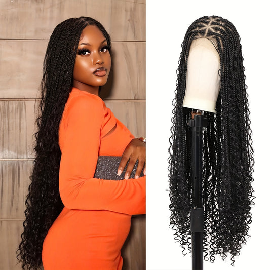 36 Bohemian Chic Box Braids Wig