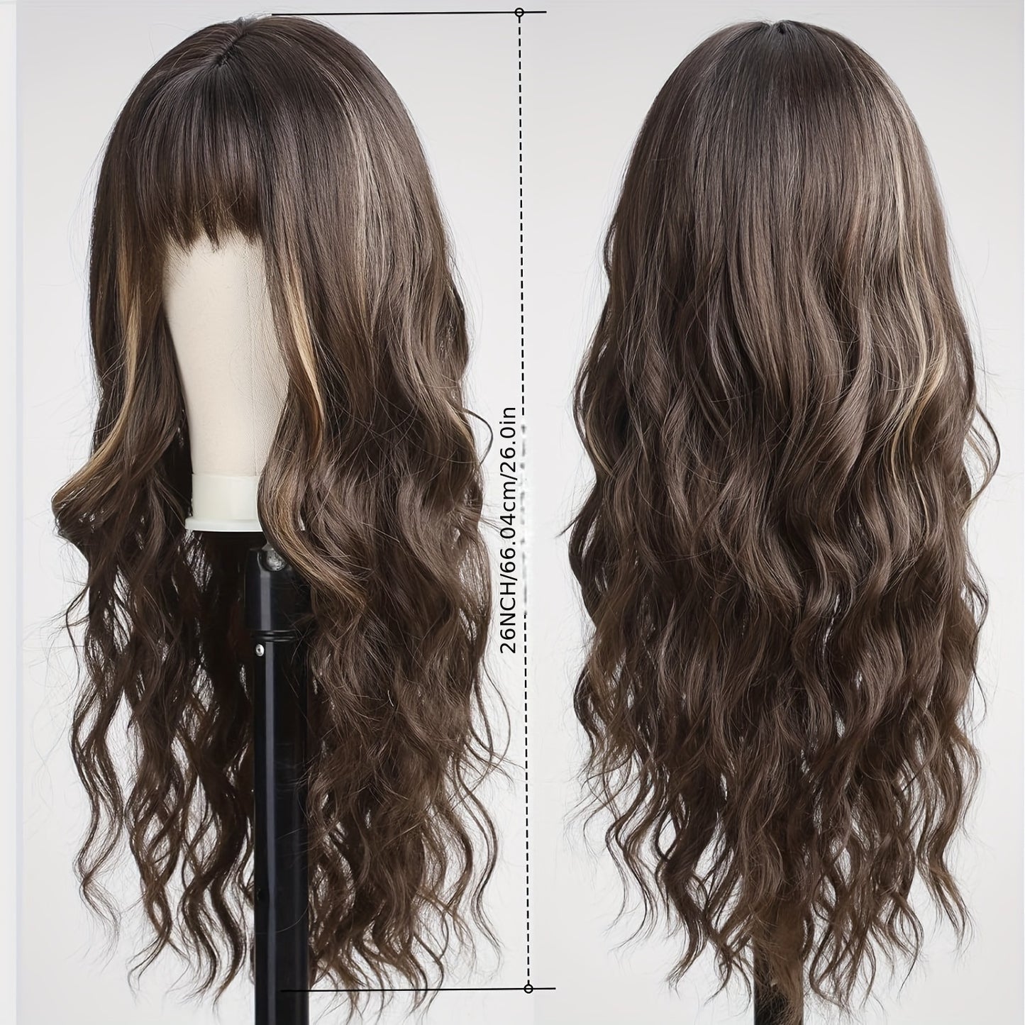 Curly Wavy Wig (Synthetic)