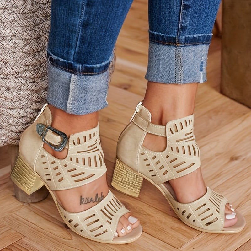 Women's Hollow High Heels