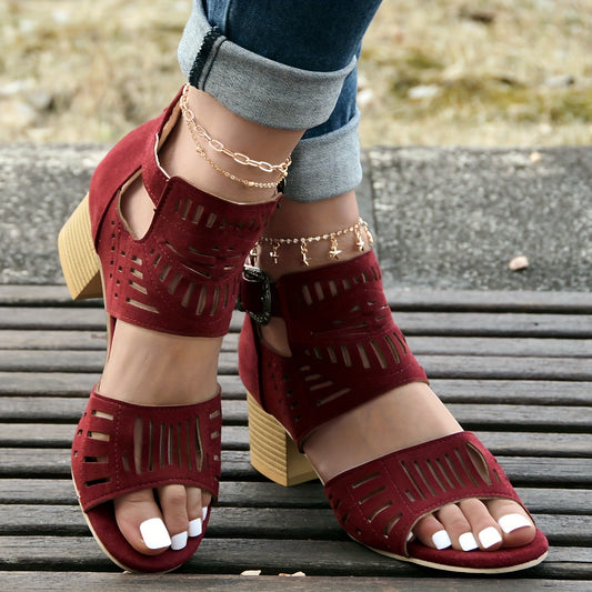 Women's Hollow High Heels
